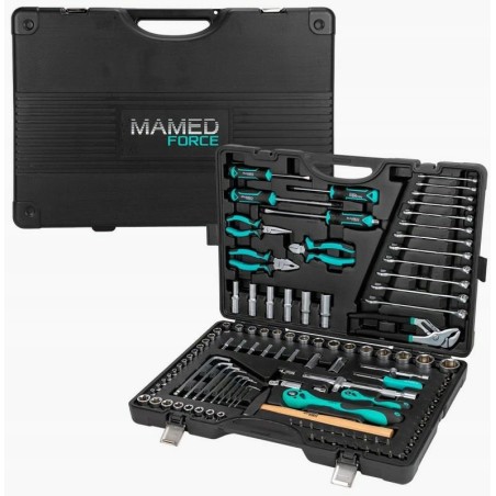 122-teiliges Werkzeugset, 1/4" und 1/2" (4–32 mm) (Sechskant)