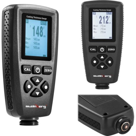 Steinberg Lackdickenmessgerät für Autolacke, Messbereich 0–1400 µm