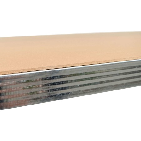 AWTools AWTOOLS REGAL MIT 5 EINLEGEN 200x90x40, TRAGFÄHIGKEIT 300 kg / 5,0 mm – STECKVERSCHLUSS, SCHNELLE MONTAGE