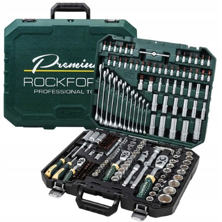 216-teiliges Werkzeugset 1/4" 3/8" 1/2" Premium Xi-on Cr-V (4–32 mm)