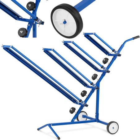 MSW Lackierwagen für Papierrollen von 30 bis 100 cm, für 4 Rollen Lackierwagen für Papierrollen von 30 bis 100 cm, für 4 Rollen