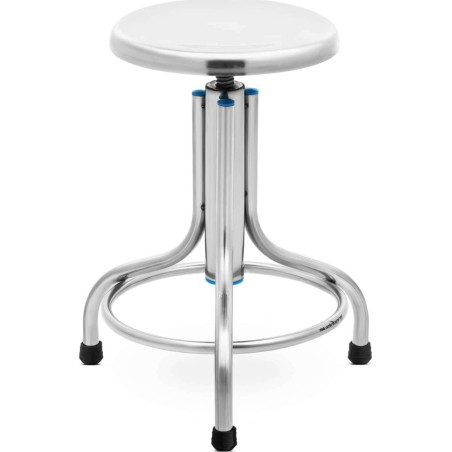 Steinberg Labor- und Werkstathocker aus Edelstahl, 45–60 cm, bis 150 kg Labor- und Werkstathocker