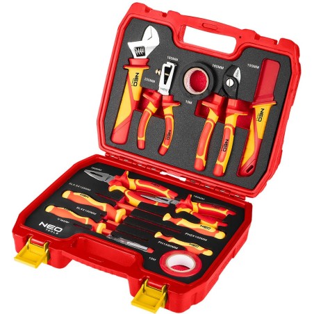 Elektriker-Set im Koffer, 13-teilig