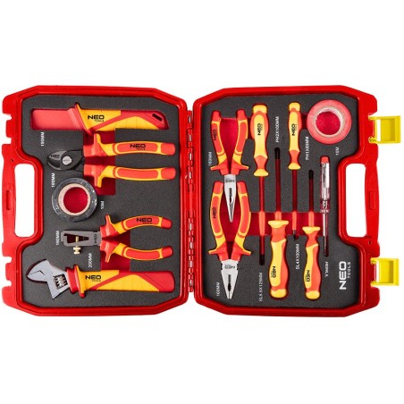 Elektriker-Set im Koffer, 13-teilig