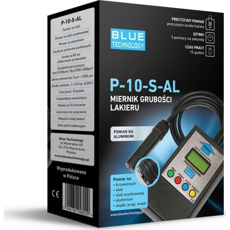 Blue Technology Lackdickenmessgerät P-10-S-AL