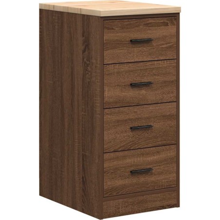 Garagenschrank, Eiche braun, 40 x 51 x 85 cm