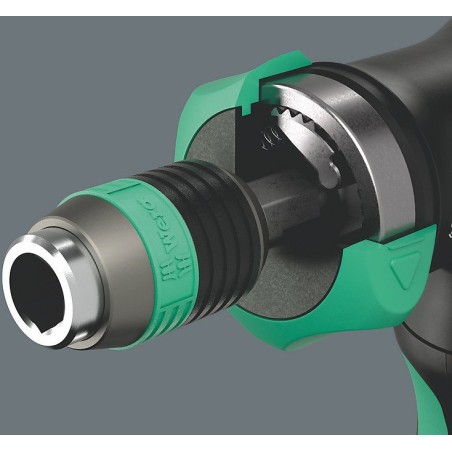 Wera Kraftform Kompakt Pistole RA-R 1, Ratsche mit 7-teiligem Bit-Set