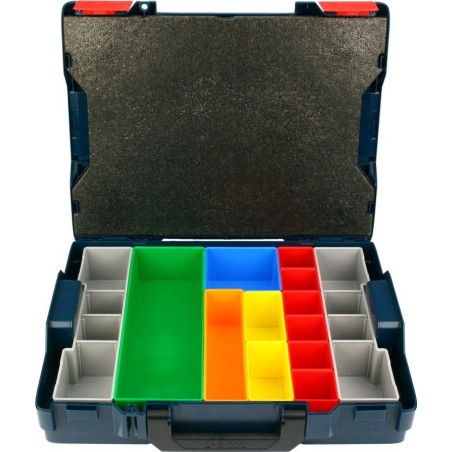 Bosch-Werkzeugset BOSCH. Koffer L-BOXX 102 + 13-teiliges Behälter-Set.
