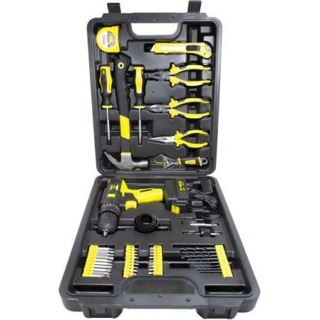 WMC-Werkzeugset 57-teiliges Werkzeugset mit Akkuschrauber /WMC