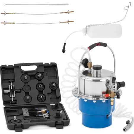 Set zum Entlüften und Wechseln der Bremsflüssigkeit, 3 bar, 5 l Set zum Entlüften und Wechseln der Bremsflüssigkeit, 3 bar, 5 l