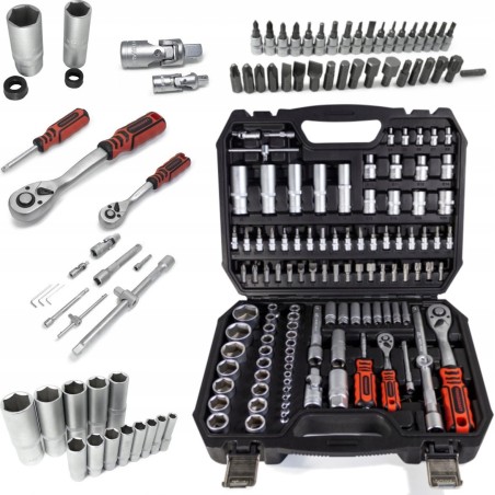 Forcekraft-Werkzeugsatz, 108-teilig, 1/4" & 1/2" (Sechskant) (4–32 mm)