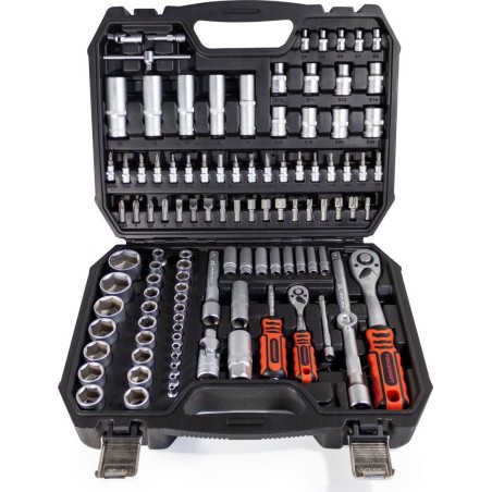 Forcekraft-Werkzeugsatz, 108-teilig, 1/4" & 1/2" (Sechskant) (4–32 mm)