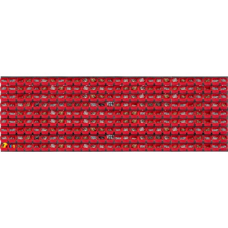 Kadax KADAX Werkzeugtafel Wand 232 x 78 cm, 252 Teile