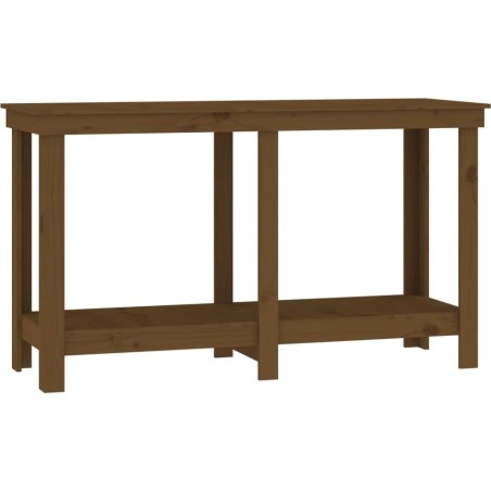 vidaXL vidaXL Arbeitstisch, honigbraun, 140 x 50 x 80 cm, Kiefernholz