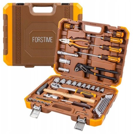 60-teiliges Werkzeugset (1/2" und 1/4") (Sechskant) (7–27 mm)