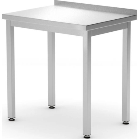 Hendi Wandmontierter Arbeitstisch mit Aufkantung Budget Line STAL 600 x 600 x 850 mm – Hendi 817186 Wandmontierter Arbeitstisch mit