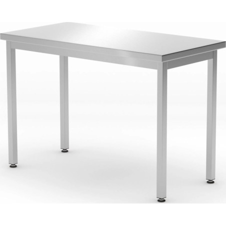 Hendi Arbeitsplatte für die Küche, zentral, aus Stahl, Budget Line, 1000 x 600 x 850 mm – Hendi 817070 Arbeitsplatte für die Küche, z