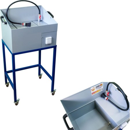 Marwis Werkstatt-Waschanlage mit geschlossenem Kreislauf MST WAN 500 mobil Umweltfreundliche Werkstatt-Waschanlage MST WAN 500 mobil