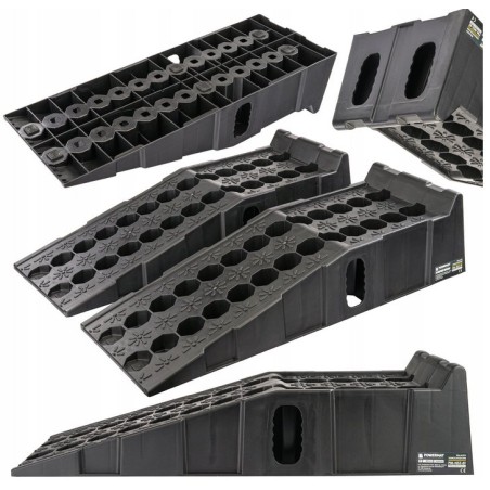 Werkstatt-Überfahrrampen, 2 Stück, 8 Tonnen, breit