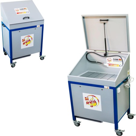 Marwis Werkstatt-Waschmaschine für Teile und Werkzeuge MST 800 mit abnehmbarer Abdeckung Umweltfreundliche Werkstatt-Waschmaschine MST 800 mit abnehmbarer Abdeckung