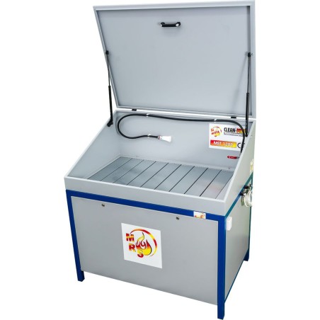 Marwis Ökologische Werkstattwaschanlage mit geschlossenem Kreislauf MST 1200 mit Abdeckung Ökologische Werkstattwaschanlage MST 1200 mit Abdeckung