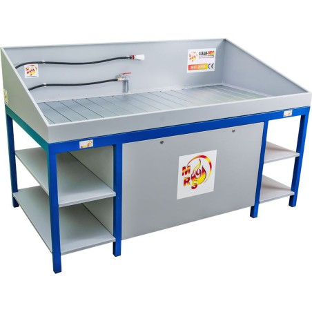 Marwis Werkstatt-Waschmaschine, Werkstatttisch zum Reinigen von Teilen und Werkzeugen MST 2000 Umweltfreundliche Werkstatt-Waschmaschine MST 2000