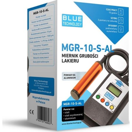 Lackdickenmessgerät MGR-10-S-AL