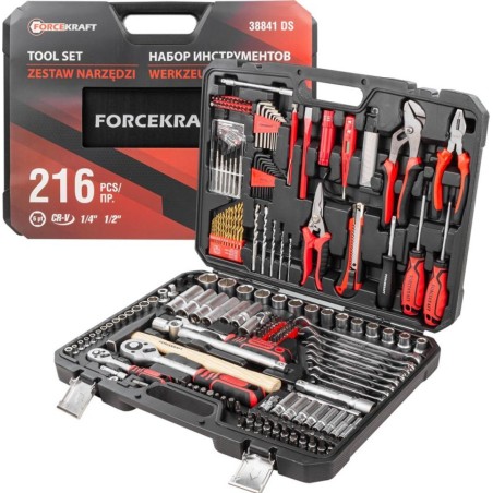 Forcekraft-Werkzeugset, 216-teilig