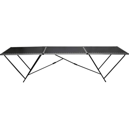 vidaXL Klapptisch zum Tapezieren, MDF und Aluminium, 300 x 60 x 78 cm