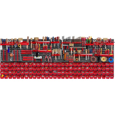 Kadax KADAX Werkzeugtafel Wand 232 x 78 cm, 162 Teile