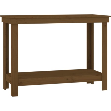 vidaXL Arbeitstisch, honigbraun, 110 x 50 x 80 cm, Kiefernholz