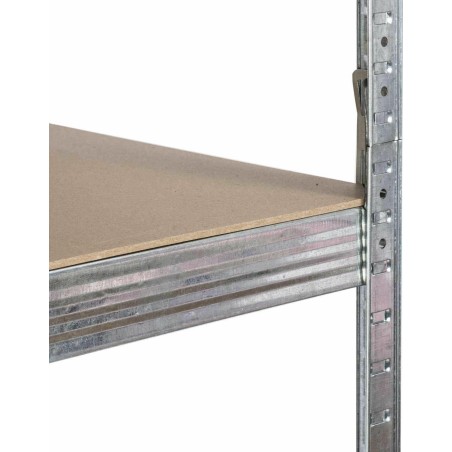 AWTools AWTOOLS REGAL MIT 6 EINLEGEN 225x90x50, TRAGFÄHIGKEIT 300 kg / 6,0 mm – STECKVERSCHLUSS, SCHNELLE MONTAGE