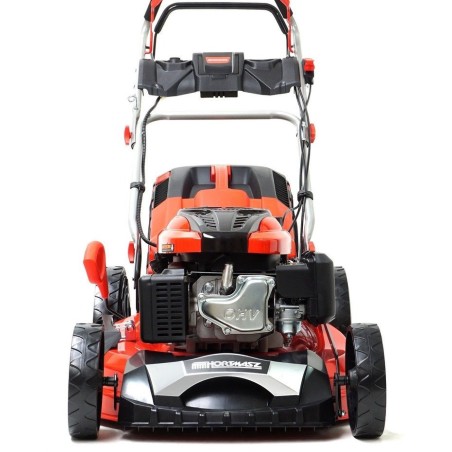 Rasenmäher HKS 853 NLE von HORTMASZ, benzinbetrieben, mit Antrieb und elektrischem Anlasser