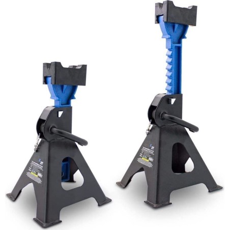 Bituxx Robuste Wagenheber für die Kfz-Werkstatt, 2er-Set, bis 3 Tonnen, mit Halterung
