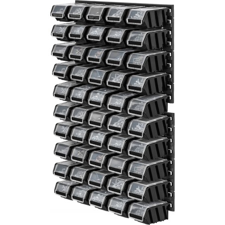 Kadax Werkzeugtafel 58 x 78 cm, Wandhalterung für 50 Behälter