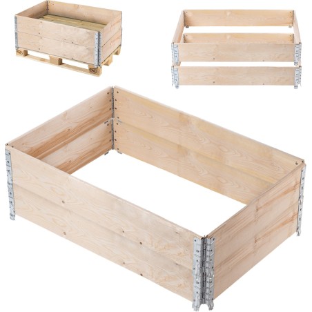 Kadax Palettenaufsatz 1200x800x200, 1. Wahl, 2er-Pack