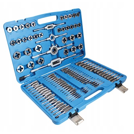 SATRA Gewindebohrer- und Gewindeschneidwerkzeugsatz M2–M18, 110-teilig.