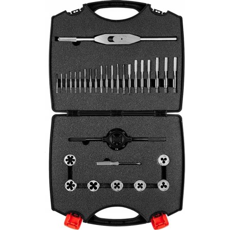 Baildon-Gewindebohrer- und Gewindeschneidersatz, HSS, 31-teilig