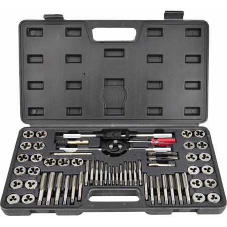 AWTools AWTOOLS Gewindebohrer- und Senkerset, 60-teilig, AW20418