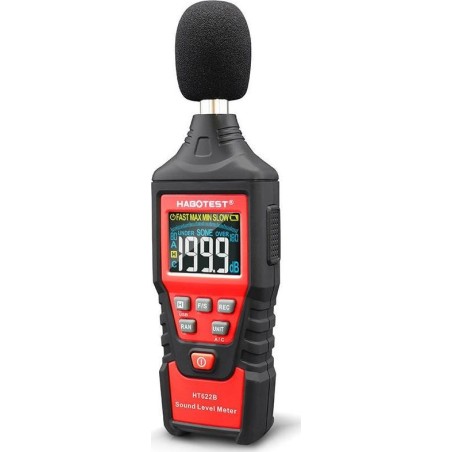 Habotest Digitales Dezibelmessgerät Habotest HT622B, USB, A/C