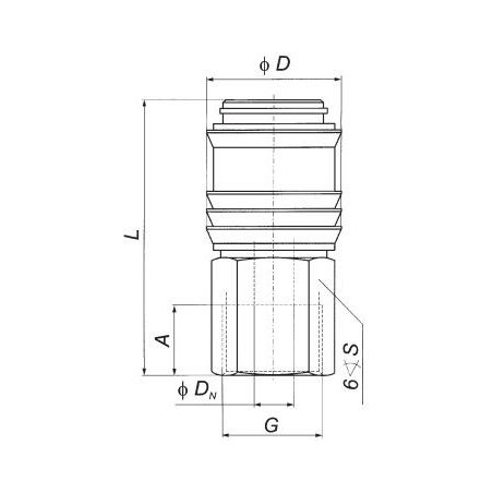 PREMA Schnellkupplung 1/4" (80.0243.50.14W)