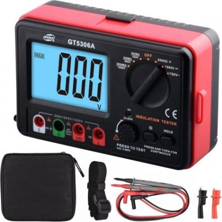 Kyoritsu Isolationswiderstandsmessgerät RCD AC/DC mit LCD-Anzeige