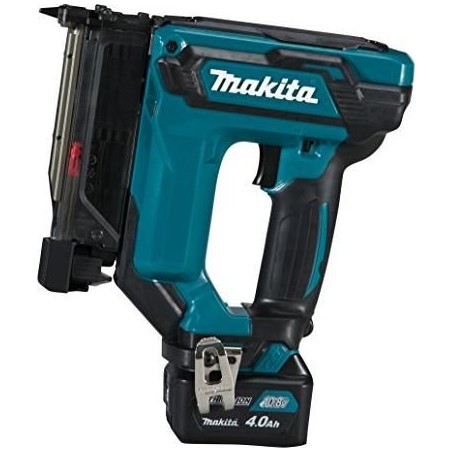 Makita Makita Akku-Heftgerät PT354DSMJ, 10,8 Volt, elektrisches Heftgerät (blau/schwarz, MAKPAC Größe 2, 2 Li-Ionen-Akkus à 4,0 Ah)