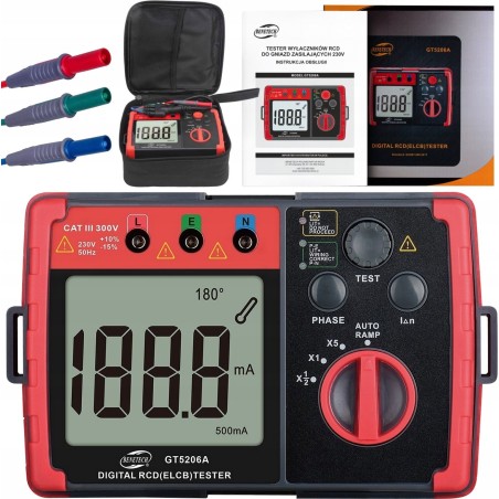 MESSGERÄT FÜR FI-SCHALTER UND STECKDOSEN