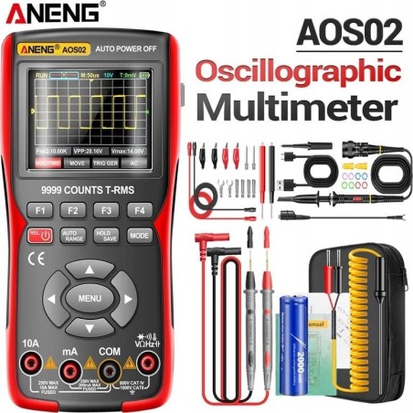 Digitalmultimeter OSCILLOSKOP ANENG AOS02 ZOYI ZT-702S 2000 mAh