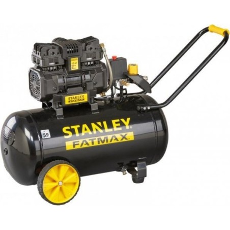 Stanley-Autokompressor FATMAX – ölfreier, geräuscharmer Kompressor, 50 l, 8 bar, 1,5 PS (1 Stück)