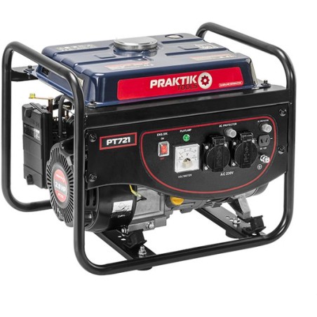 Benzingenerator PRAKTIK PT721, 900 W, Kraftstofftank 4,2 l