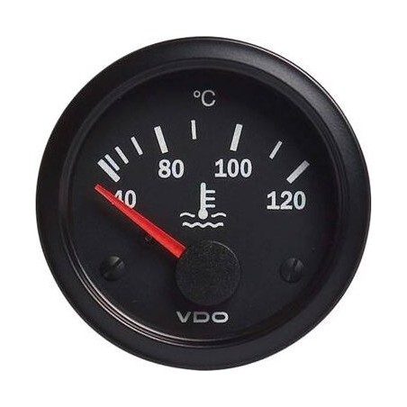 VDO-Tachoanzeige 52 mm – Wassertemperatur 40–120 °C