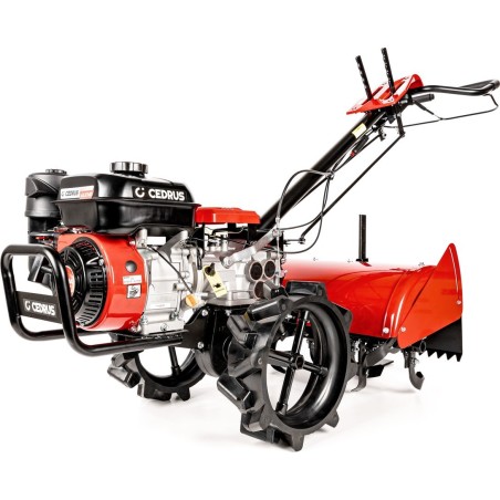 Cedrus CEDRUS GLX540 Motorhacke – Benzinbetriebene Garten-Motorhacke mit Gegenlaufantrieb, 5,5 PS / 54 cm, Weima 170F/P