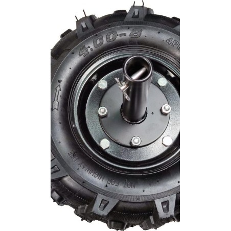 MasterCut-Motorhacke MASTERCUT BK55 8001017 Aufpumpbare Gummi-Transportstützräder mit 30-mm-Achsen, 4.00-8, 16", Paar